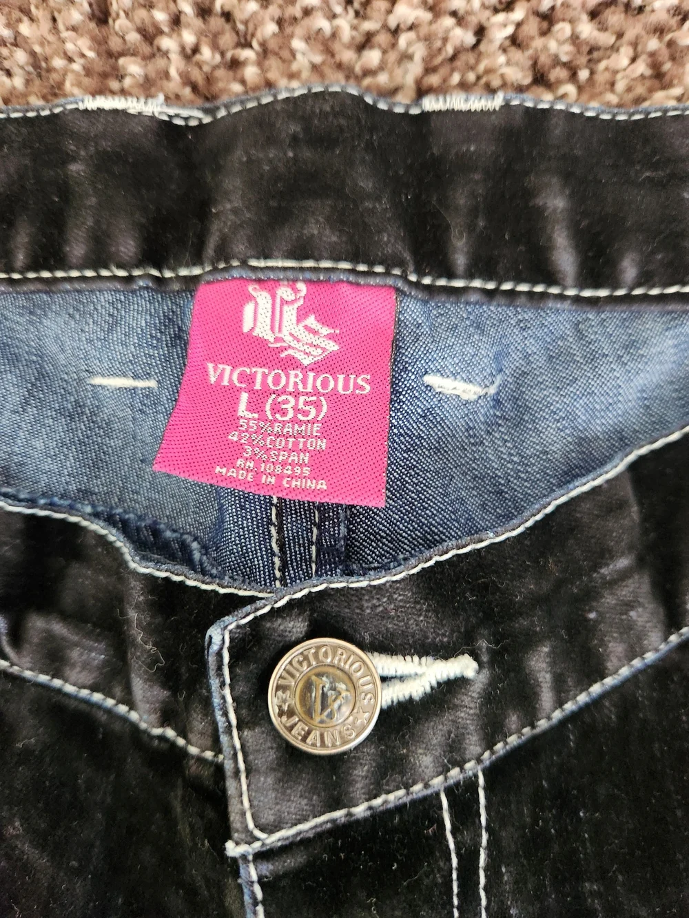 Vintage Victorious Faded Wash Straight Leg Jeans